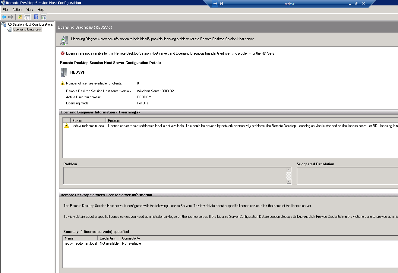 Solved: Remote Desktop Session Host Configuration | Experts Exchange