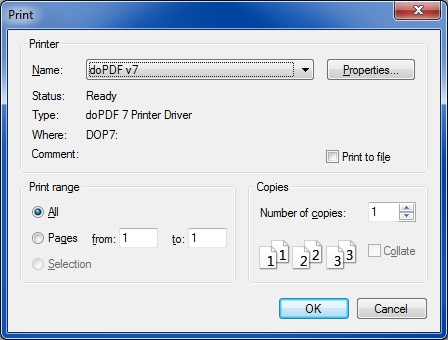 Bullzip pdf printer vs dopdf