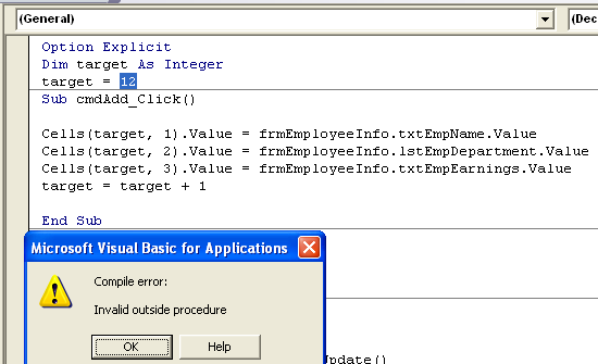 Excel VBA How To Increment A Row Number After Clicking Solutions 