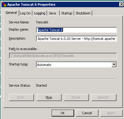 apache tomcat 7for windows 7 64 bit