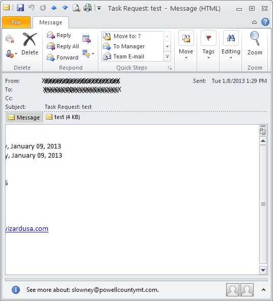 how to unassign a task in outlook 2010