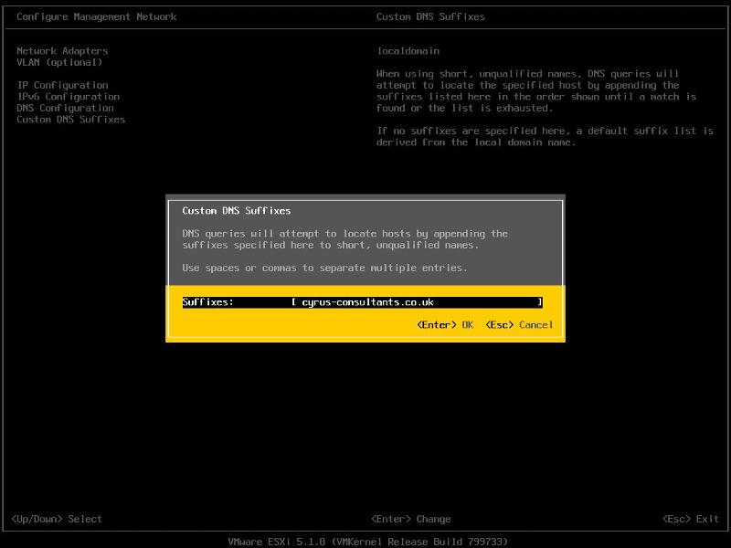 Custom DNS Suffixes