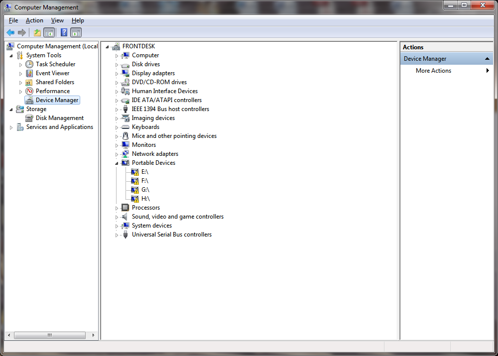 Solved Portable Devices error exclamation mark in Device Manager Windows 7 Experts Exchange