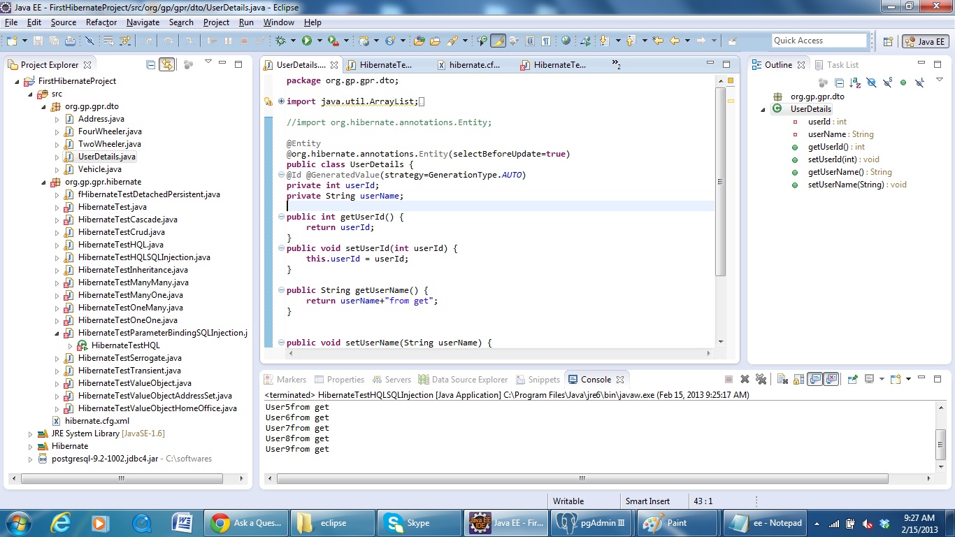 Solved: HQl SQL Injection | Experts Exchange