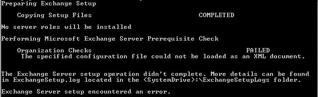 Solved: Exchange Server 2010 Setup Error | Experts Exchange