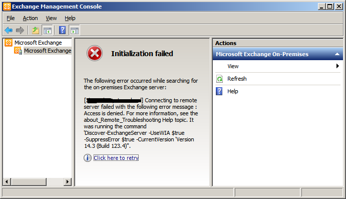 Solved: Unable to re-create PowerShell Virtual Directoris | Experts ...