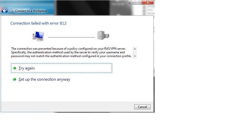 Solved: A VPN connection in Windows 7 fails to connect to Windows 2008 ...