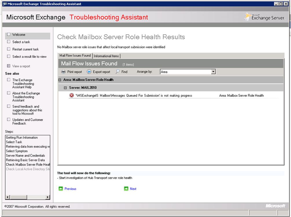 Solved: Exchange 2010 RPC service starts and then stops | Experts Exchange