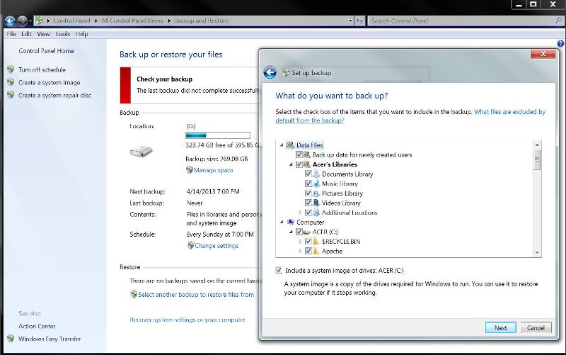 Solved: Control Panel\All Control Panel Items\Backup and Restore error ...