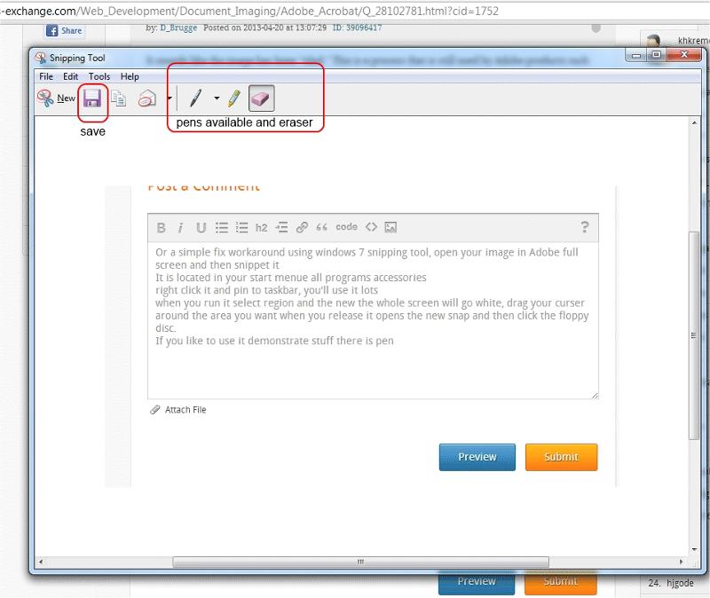 Solved: Adobe Acrobat - I copy an image but when I paste it, I'm only ...