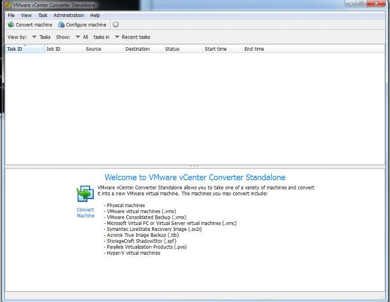 VMware vCenter Converter Standalone v5.1