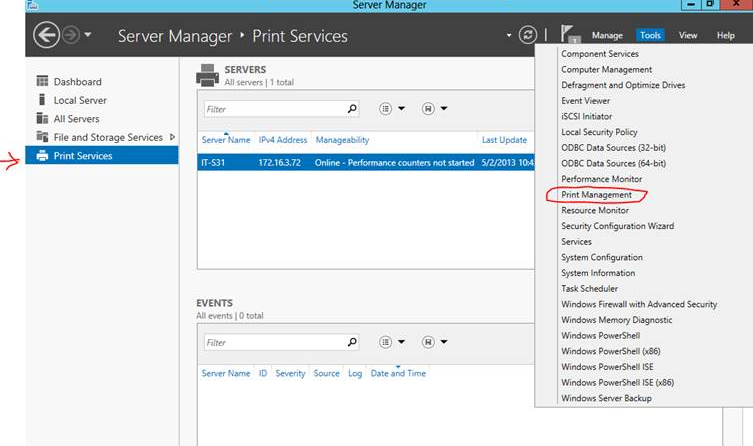 How To Export Printer Drivers Windows Server 2008