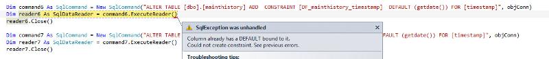 SQL Error