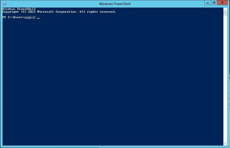 Starting Windows Powershell