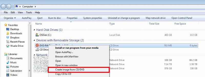 Right Click the CD-ROM/DVD-ROM