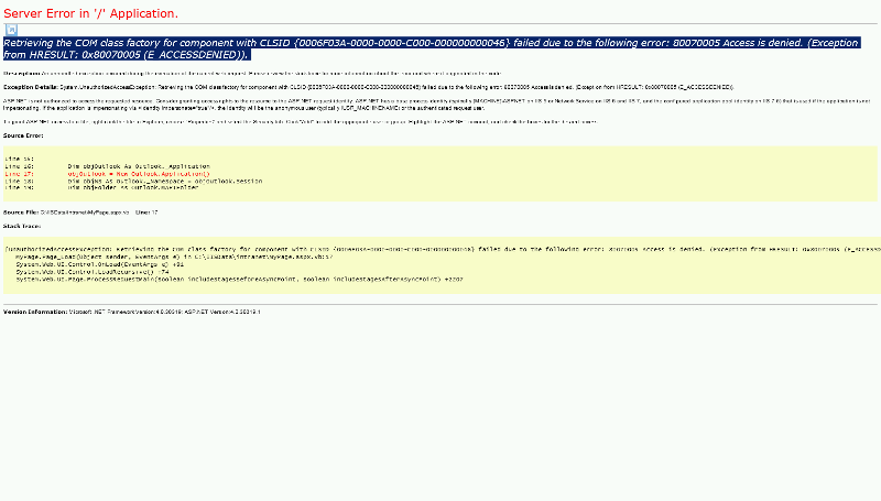 Error Message