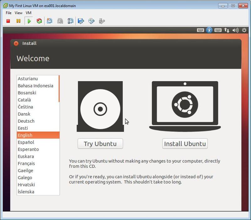 Ubuntu Installation Click Install Ubuntu
