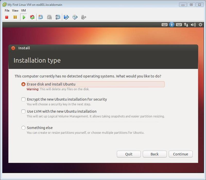 Ubuntu Installation Continue 1
