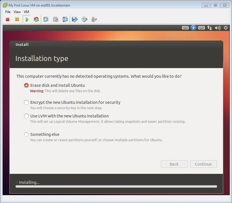 Ubuntu Installation Continue 2