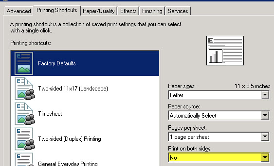 Solved Hp Laserjet 5200 Print Driver Defaults To Print Duplex Incorrectly Experts Exchange