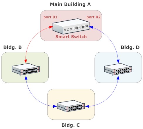 Network Switch Loop Wiring