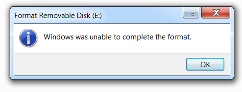 error in ioctl call formating floppy disk