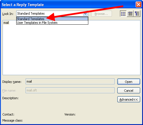outlook 2010 template storage locations user templates in file system