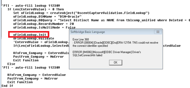 Solved: Oracle Db Lookup Error - Tns Could Not Resolve The Connect  Identifier Specified | Experts Exchange