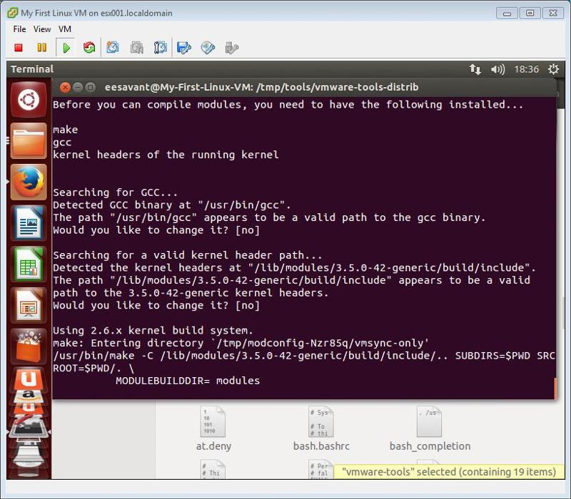 VMware Tools Compile drivers