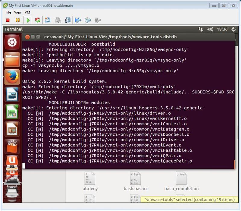 VMware Tools Compile drivers continued