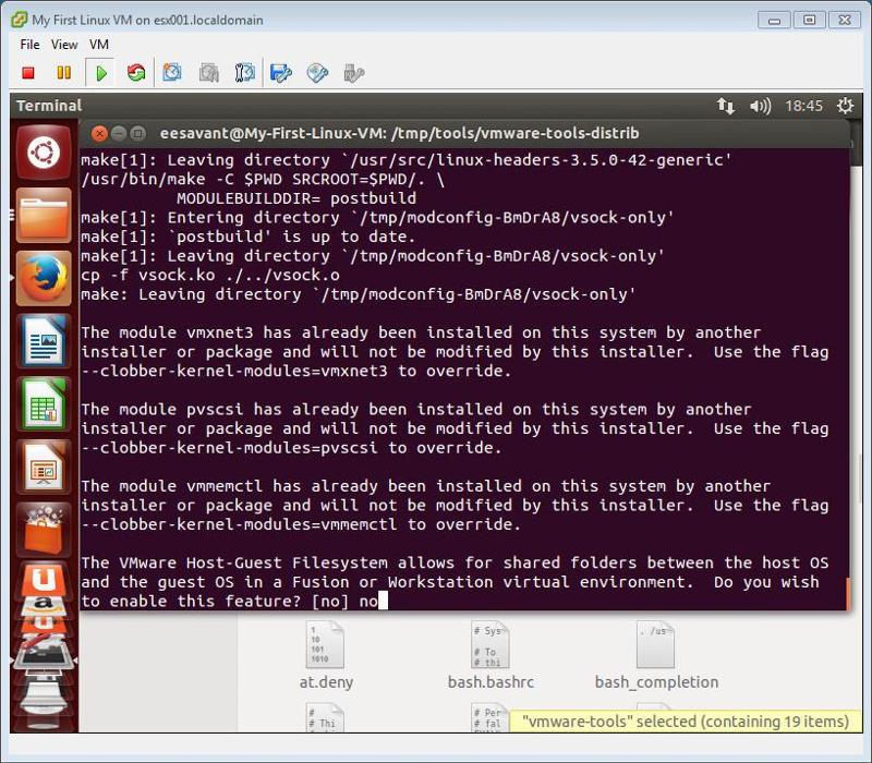 VMware Tools Compile no drivers