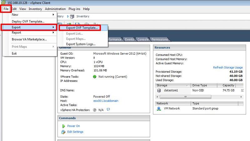 Export My First Windows VM