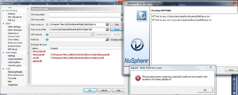 Solved: php entry point not found | Experts Exchange