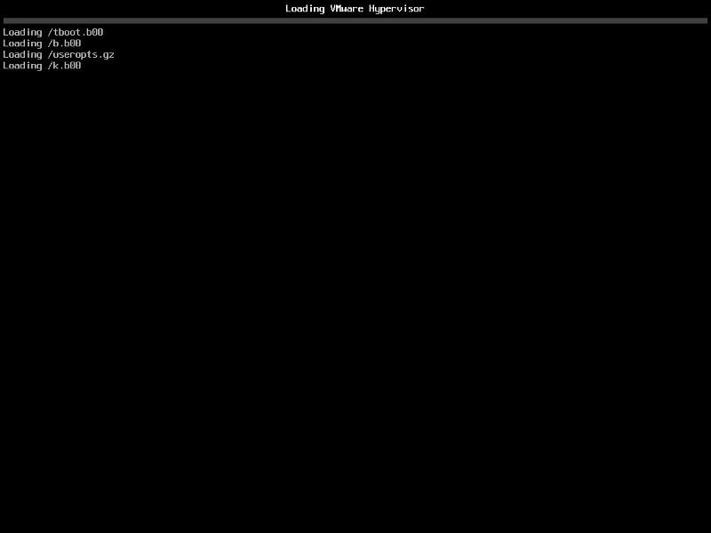 VMware Hypervisor Bootstrap