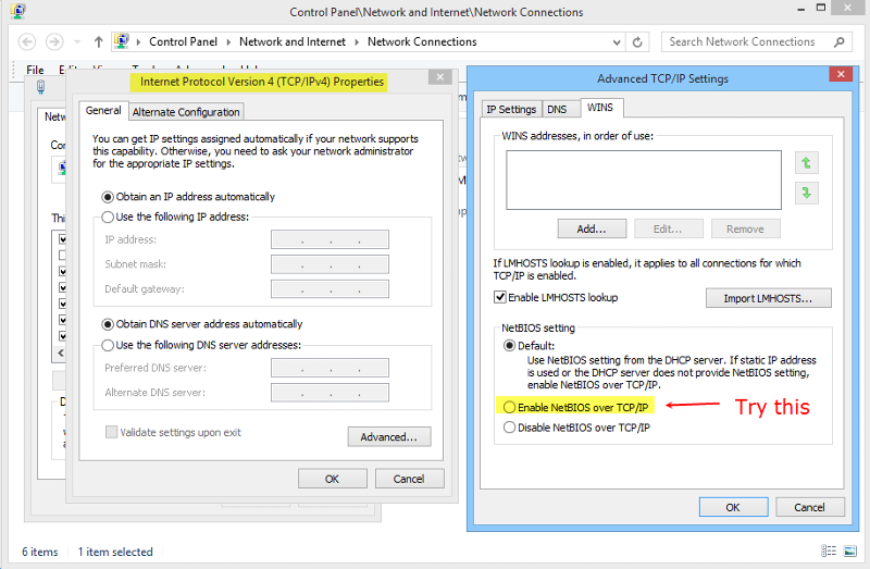 Глобальные параметры tcp windows 7