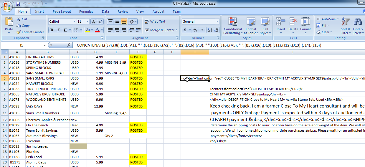 Solved Excel Spreadsheet Copy Formula Every 5 Lines but Account For 