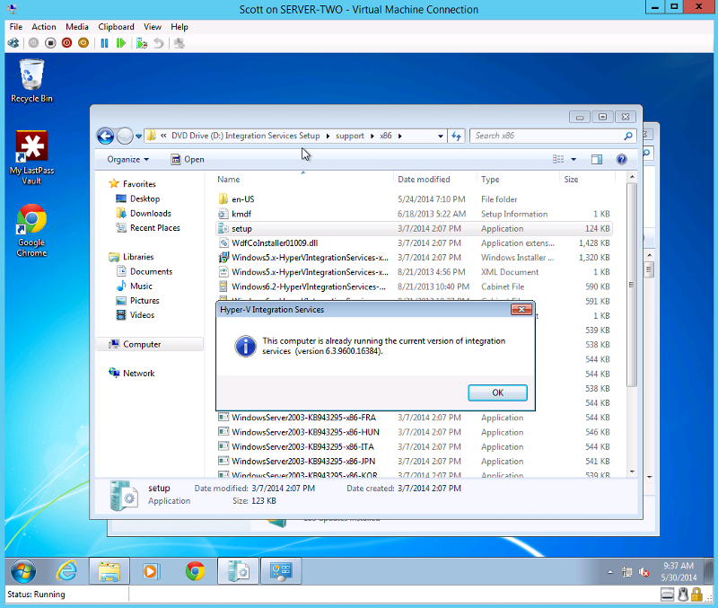 Solved: Windows 2012 hyper-V backup fails | Experts Exchange