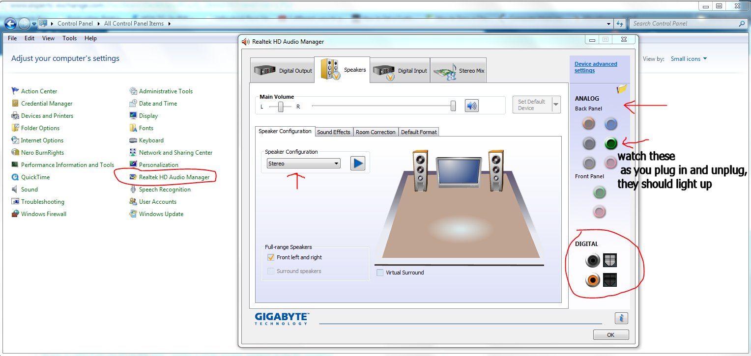 realtek hd audio manager no sound in usb headset