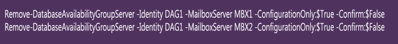 Remove DAG