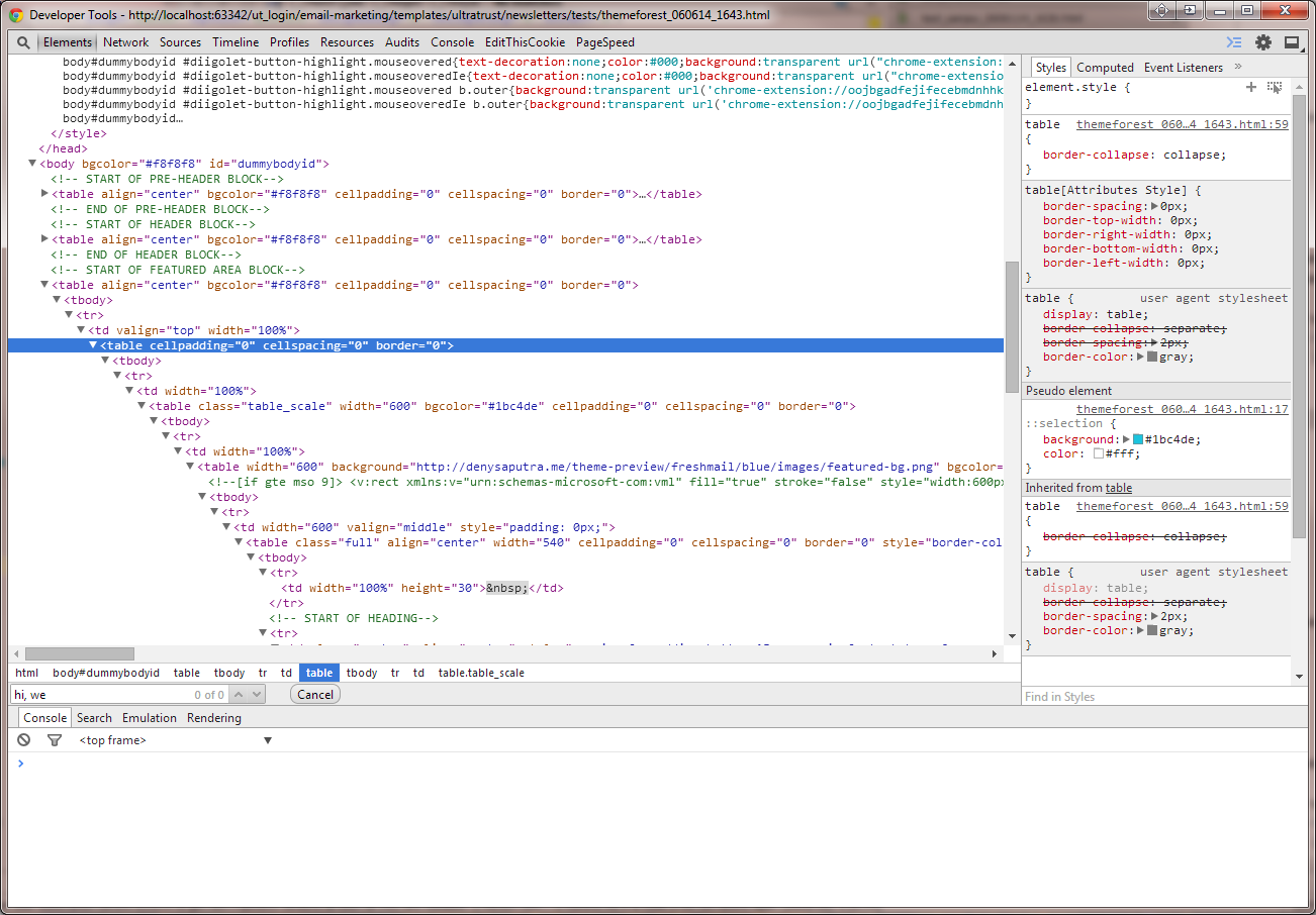 Solved Why is Google Chrome Dev tool with "[Attributes Style]" greyed
