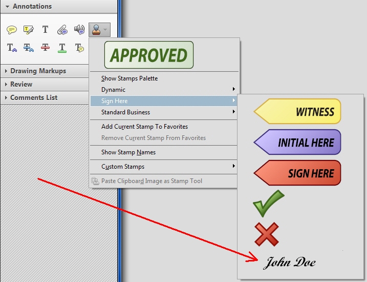 How to Create a Transparent Signature Stamp for Adobe Acrobat X