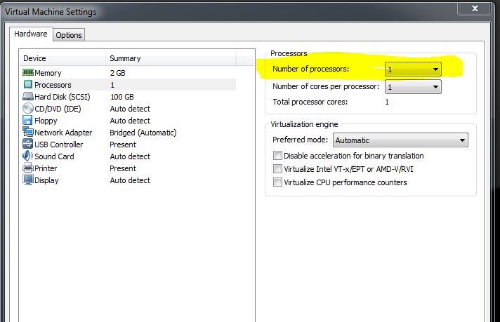 Solved: VMWare and physical cores? | Experts Exchange