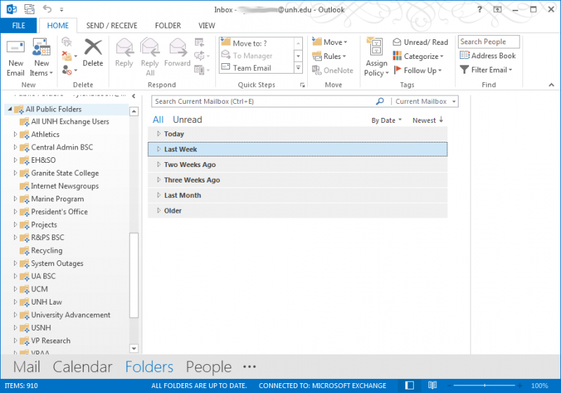 how to find public folders in outlook