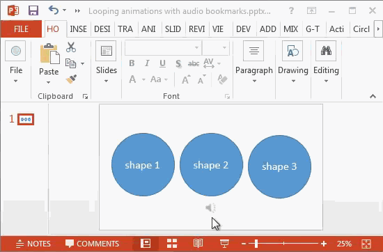 Looping PowerPoint animation sequences within a slide | Experts Exchange