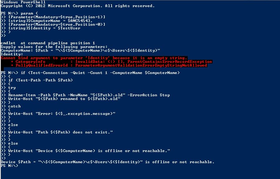 Solved: Powershell script to add .old to folders? | Experts Exchange