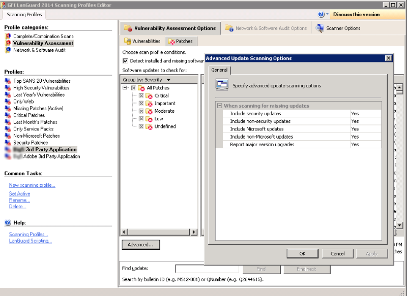 gfi the patch management database is unavailable