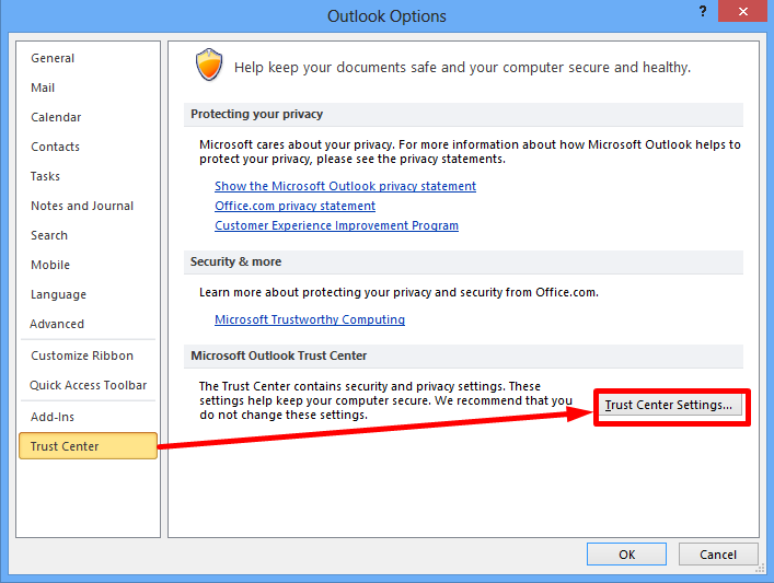 Microsoft Cares about your privacy.