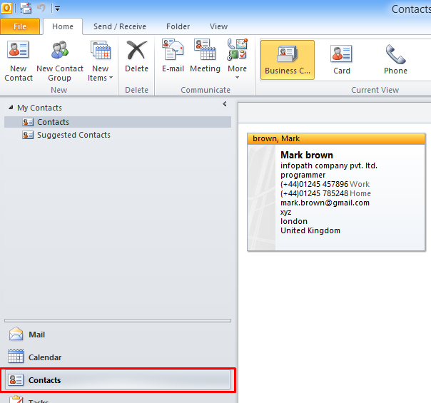 How To Export All Contacts From Outlook To VCard Experts Exchange