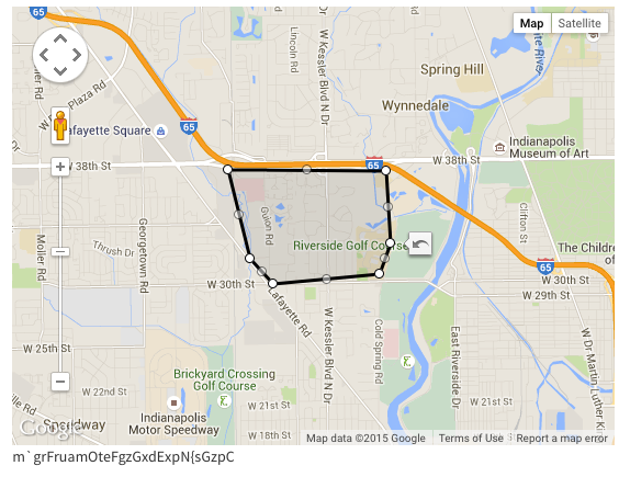 Solved: Drawing a Polygon with Google Maps | Experts Exchange