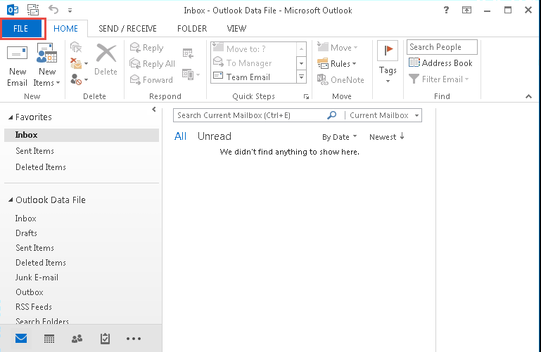 shortcut to archive in outlook